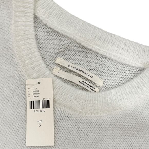 NWT Anthropologie Mollie Short-Sleeve Printed Sweater - Picture 4 of 6